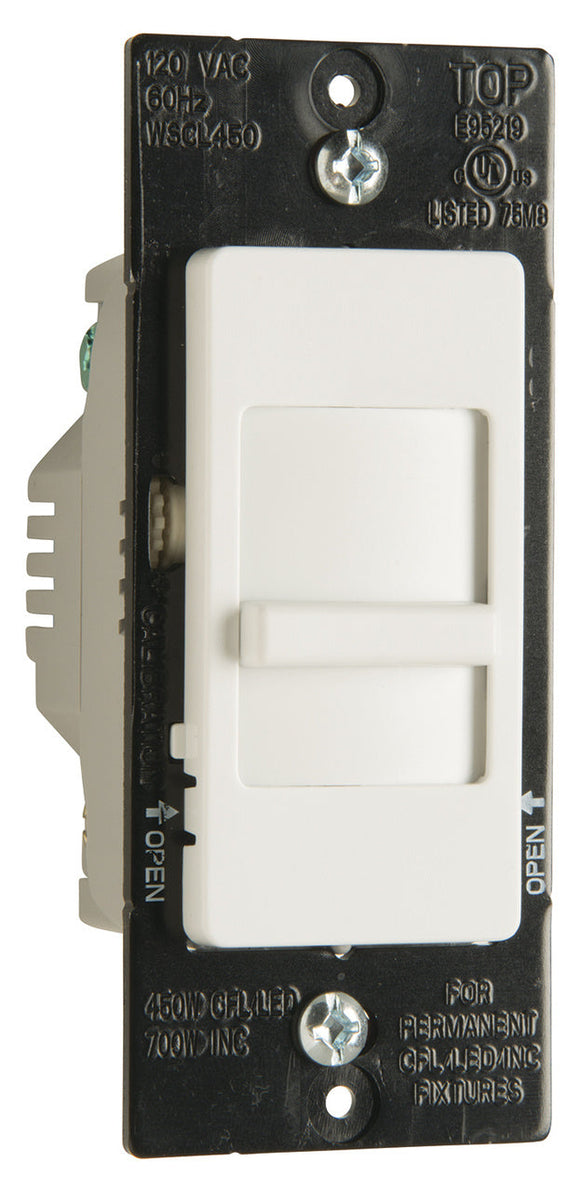 Legrand Pass & Seymour® Wide Slide Series CFL/LED/Incandescent Single Pole/3-Way Paddle Slide Dimmer