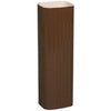 Gutter Downspout, Brown Galvanized Steel, 2 x 3-In. x 10-Ft.