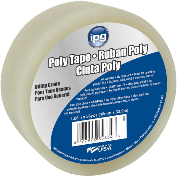 IPG 2 In. x 108 Ft. 9 mil Clear Sheeting Tape