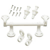 Do it 1/2 White Polyethylene Toilet Seat Hinge