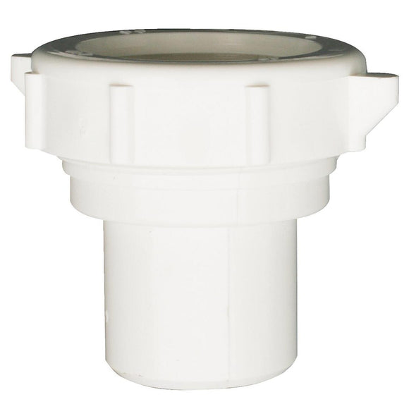 Do it 1-1/2 In. x 1-1/4 In. Plastic Slip Joint Drain Adapter