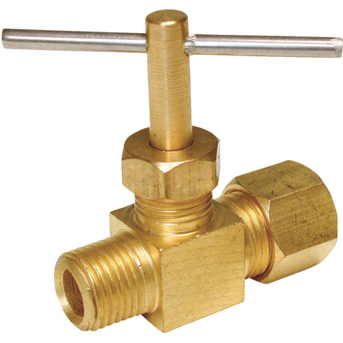 Dial 1/4 In. cc x 1/8 In. FPT Straight Needle Evaporative Cooler Valve