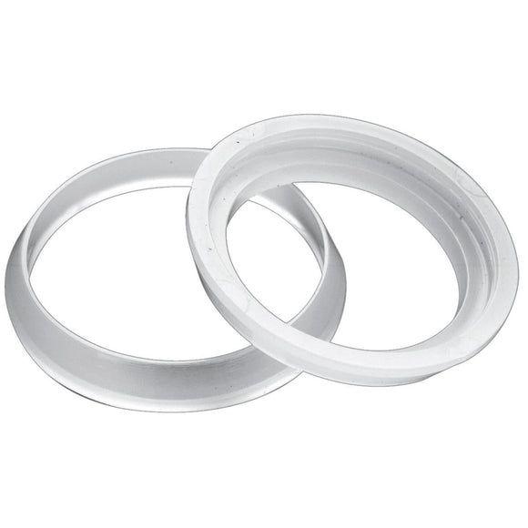 Do it 1-1/4 In. x 1-1/2 In. Clear Poly Slip Joint Washer (2 Pack)