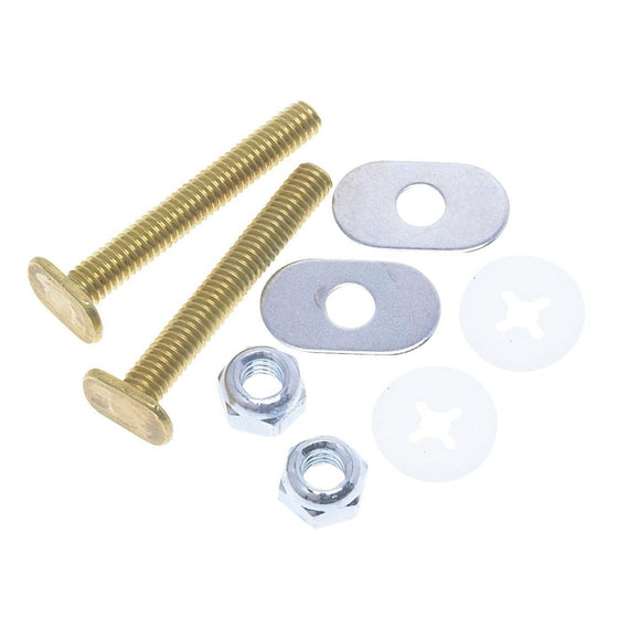 Do it 1/4 In. Brass Toilet Bolt Set