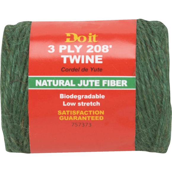 Do it 3-Ply x 208 Ft. Green Jute Biodegradable Twine