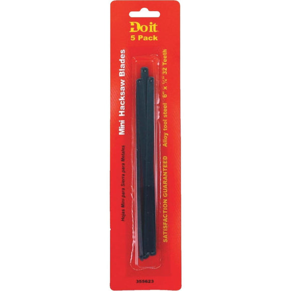 Do it Best 6 In. L. Blade 32 TPI Alloy Steel Hacksaw Blade (5-Pack)