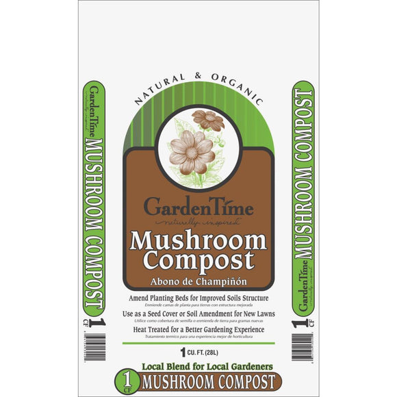 Garden Time 1 Cu. Ft. 30-1/2 Lb. Mushroom Compost