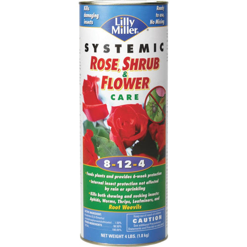 Lilly Miller 4 Lb. 8-12-4 Systemic Rose & Flower Care Dry Plant Food