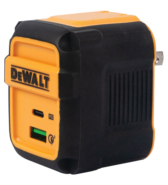 Dewalt 49.5 W 2-Port Worksite USB PD Charger
