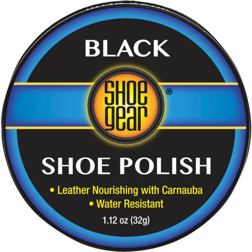 Shoe Gear 1-1/8 Oz. Black Paste Shoe Polish