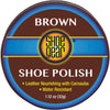 Shoe Gear 1-1/8 Oz. Brown Paste Shoe Polish