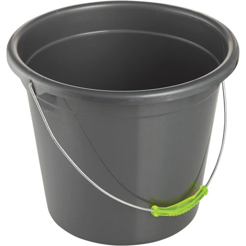 Smart Savers 10-Qt. Black Poly Bucket