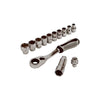 Master Mechanic Pass Thru Socket Set 13-Piece