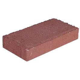 Holland Paver, Red/Charcoal, Concrete, 4 x 8-In.
