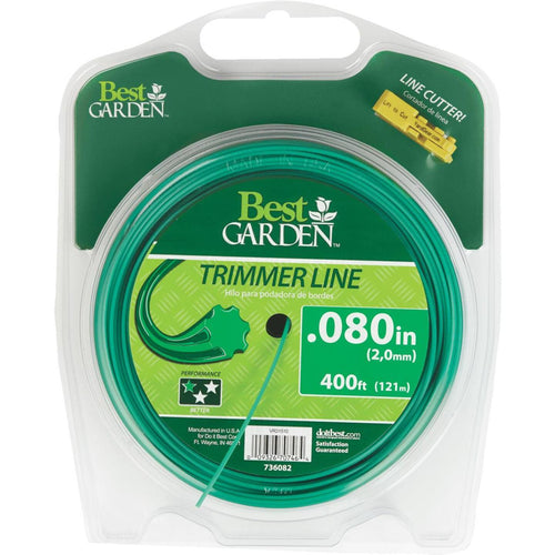 Best Garden 0.080 In. x 400 Ft. 7-Point Trimmer Line