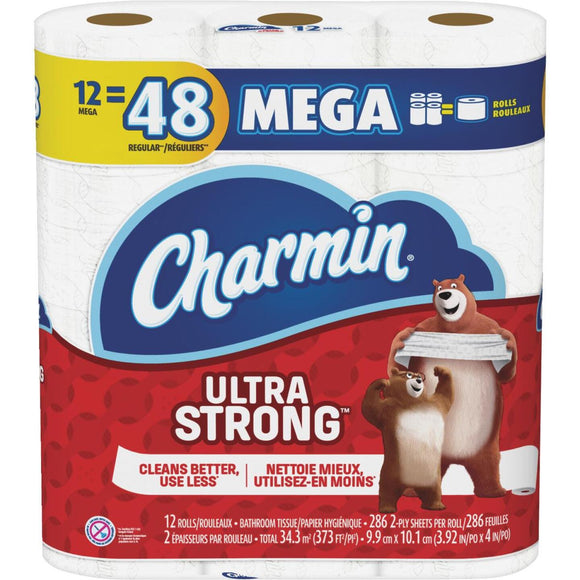 Charmin Ultra Strong Toilet Paper (12 Mega Rolls)